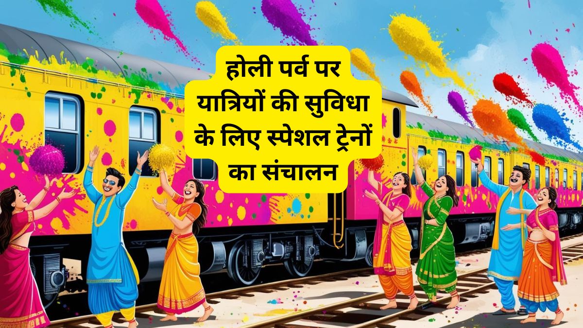 Indian Railway, Holi , Special Train on Holi, Holi Festival 2025 ,
