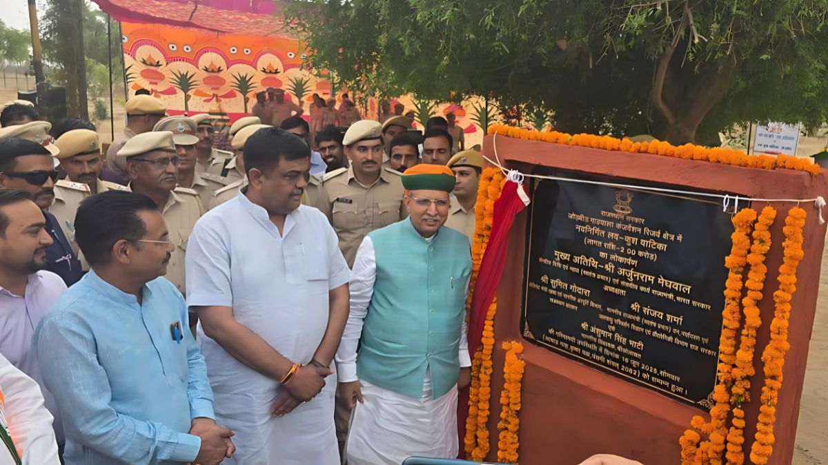 गिद्ध संरक्षण की दृष्टि से महत्वपूर्ण स्थान है जोड़बीड़-केंद्रीय विधि एवं न्याय मंत्री अर्जुन राम मेघवाल 1 Union Law and Justice Minister Arjun Ram Meghwal , Arjun Ram Meghwal , Jodbid, vulture conservation, Union Minister, Jodbid Bikaner,