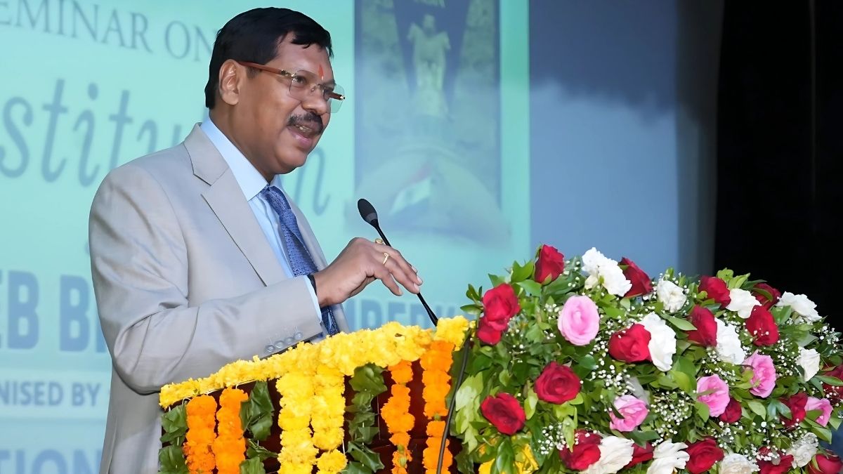 Chief Justice BR Gavai, Chief Justice of India BR Gavai, BR Gavai,Arjun Ram Meghwal, MGSU, mgsu Bikaner, Chief Justice BR Gavai in Bikaner,