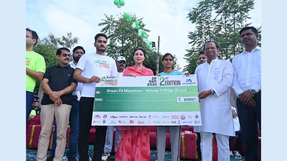 जयपुर से ग्रीन फिट मैराथन में 5 हजार से अधिक रनर्स ने दिया फिट रहने का संदेश 9 Green Fit Marathon in Jaipur