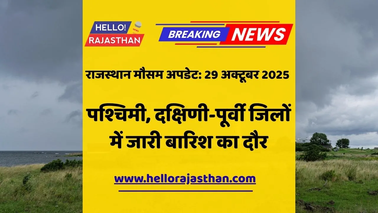 Rajasthan Weather Update 2025, Bhilwara Temperature Drop, Udaipur Rain, Rajasthan Rainfall, Jaipur IMD Update, Rajasthan Cold Wave, Weather Forecast Rajasthan