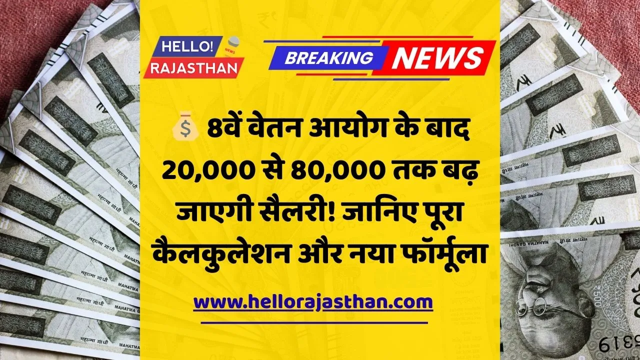 8th Pay Commission Salary Hike, 8th CPC Calculation, Fitment Factor, 8th Pay Commission Implementation Date, Central Government Employees, 8th Pay Commission Pension, वेतन आयोग सैलरी बढ़ोतरी