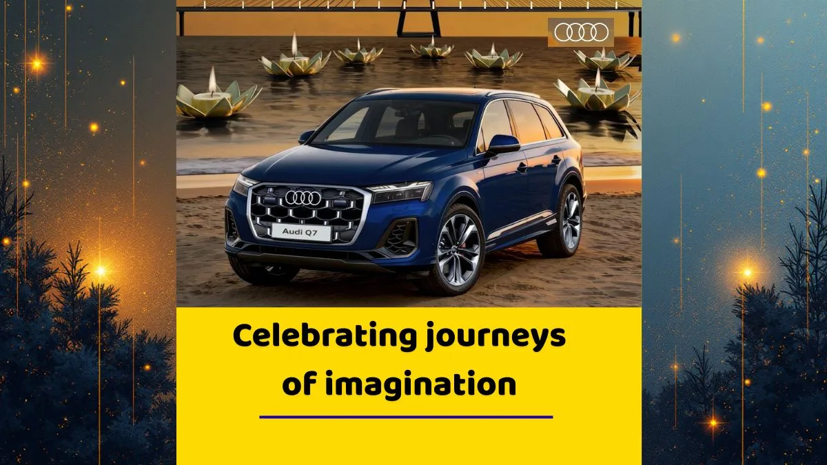 ऑडी इंडिया का नया फेस्टिव कैंपेन ‘जर्नीज ऑफ इमैजिनेशन’ लॉन्च - भारतीय त्योहारों की रचनात्मक झलक के साथ नवाचार का उत्सव 1 Audi India, Saatchi & Saatchi India, Festive Campaign, Journeys of Imagination, Audi Q3 Sportback, Automotive News, Brand Marketing, AI Art, Indian Festivals, Luxury Cars