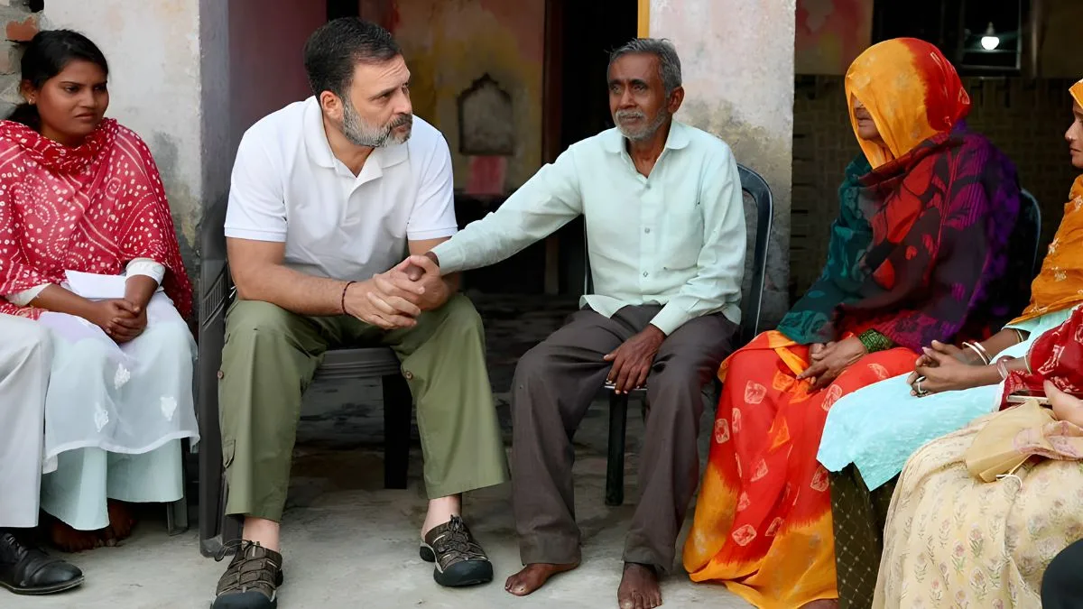 राहुल गांधी, हरिओम वाल्मीकि, कानपुर न्यूज़, दलित हत्या, यूपी सरकार, फतेहपुर, राहुल गांधी बयान, कांग्रेस नेता, न्याय की मांग, rahul gandhi uttar pradesh visit