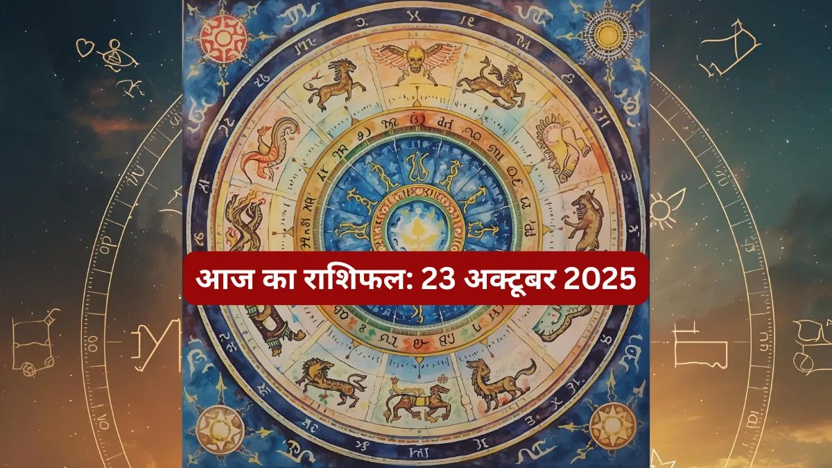 आज का राशिफल, Aaj Ka Rashifal, Rashifal in Hindi, 23 अक्टूबर 2025 राशिफल, दैनिक राशिफल, आज की राशि फल, Vimal Jain Horoscope, Astrology in Hindi