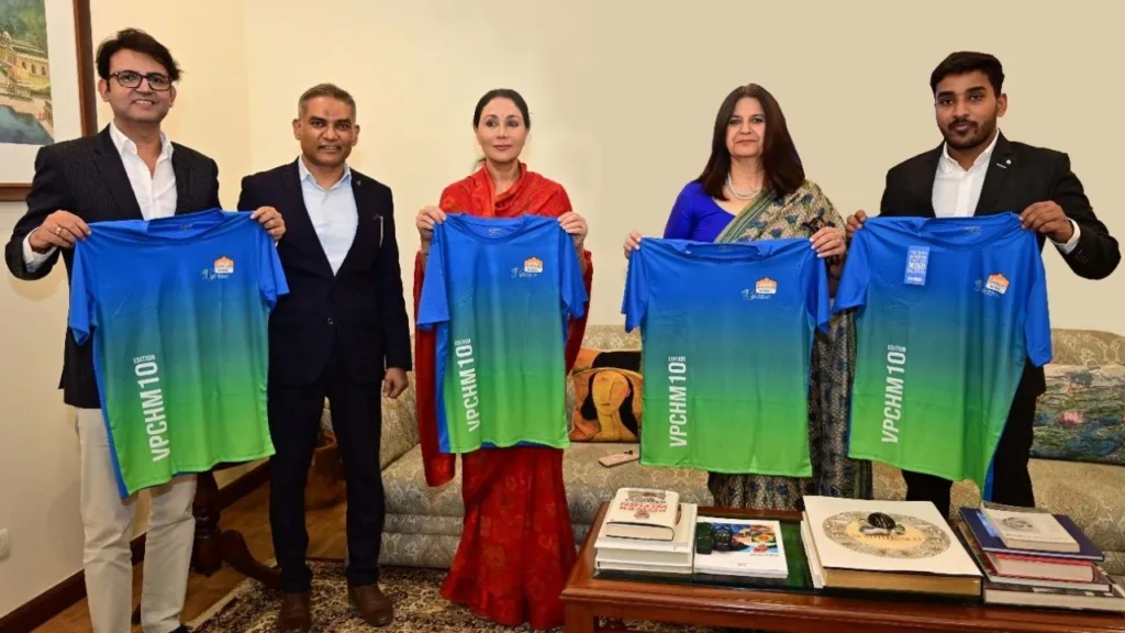 वेदांता पिंक सिटी हाफ मैराथन: उपमुख्यमंत्री दिया कुमारी ने टी-शर्ट और मेडल का किया अनावरण 2 1280 720 6