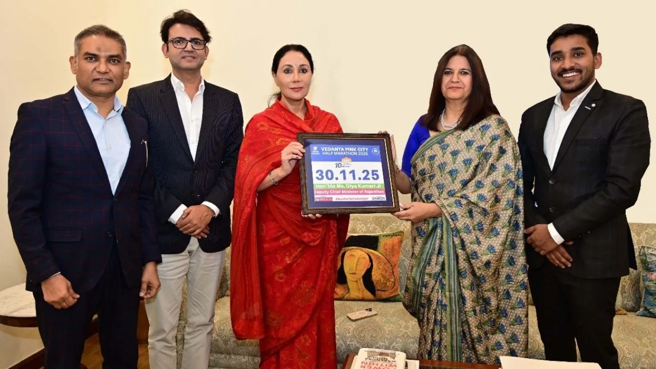 Vedanta Pink City Half Marathon, Jaipur Marathon, Diya Kumari, Zero Hunger Run, Vedanta Foundation, Nand Ghar, ABCR, Finova Capital