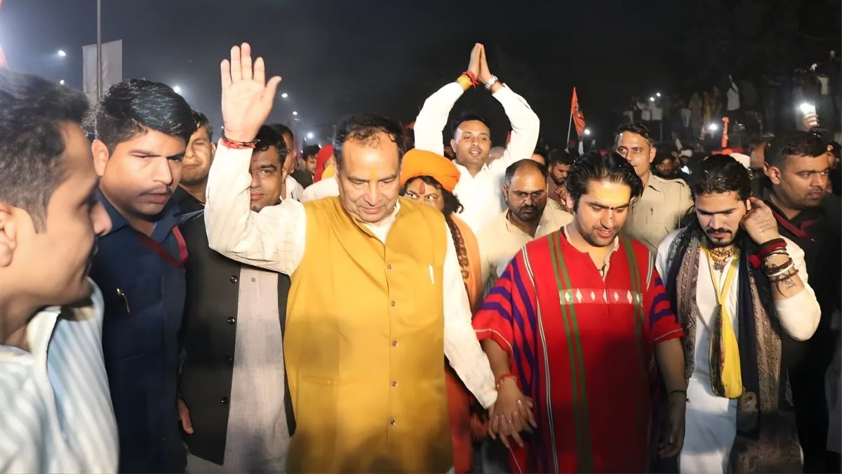 धीरेन्द्र शास्त्री पदयात्रा, मोहनलाल बडौली, सनातन हिंदू एकता यात्रा, बागेश्वर धाम, BJP Haryana, Dhirendra Shastri News