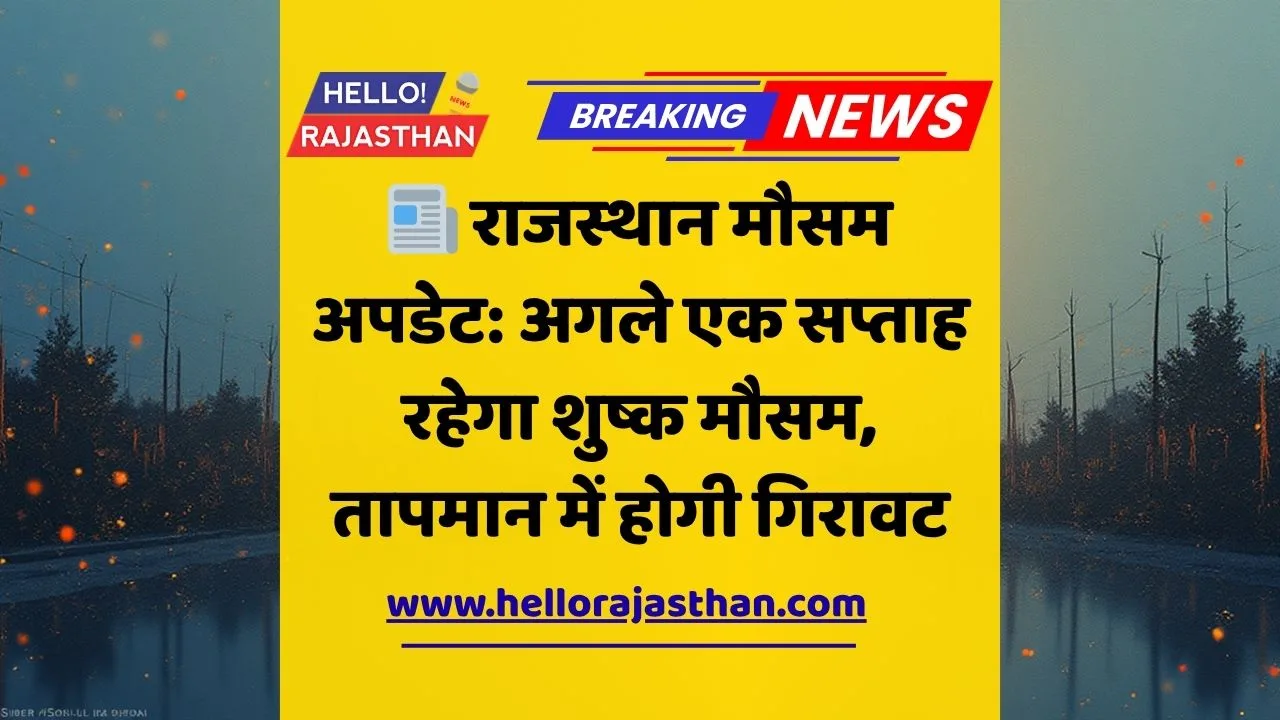 राजस्थान मौसम अपडेट, जयपुर मौसम, राजस्थान ठंड, राजस्थान तापमान, Weather Update Rajasthan, Jaipur Weather Report